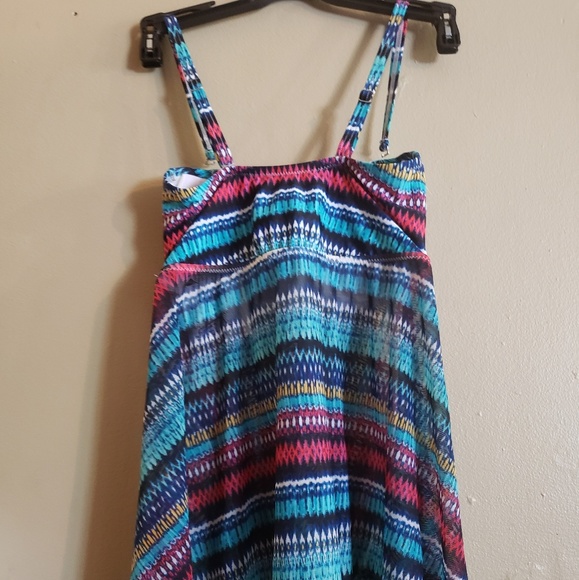 Profile tankini swim new pattern print fly awaytop - Picture 2 of 8